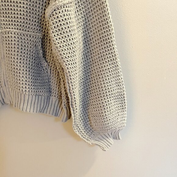 Miracle thick knit oversized sweater jacket with hood - Picture 7 of 10